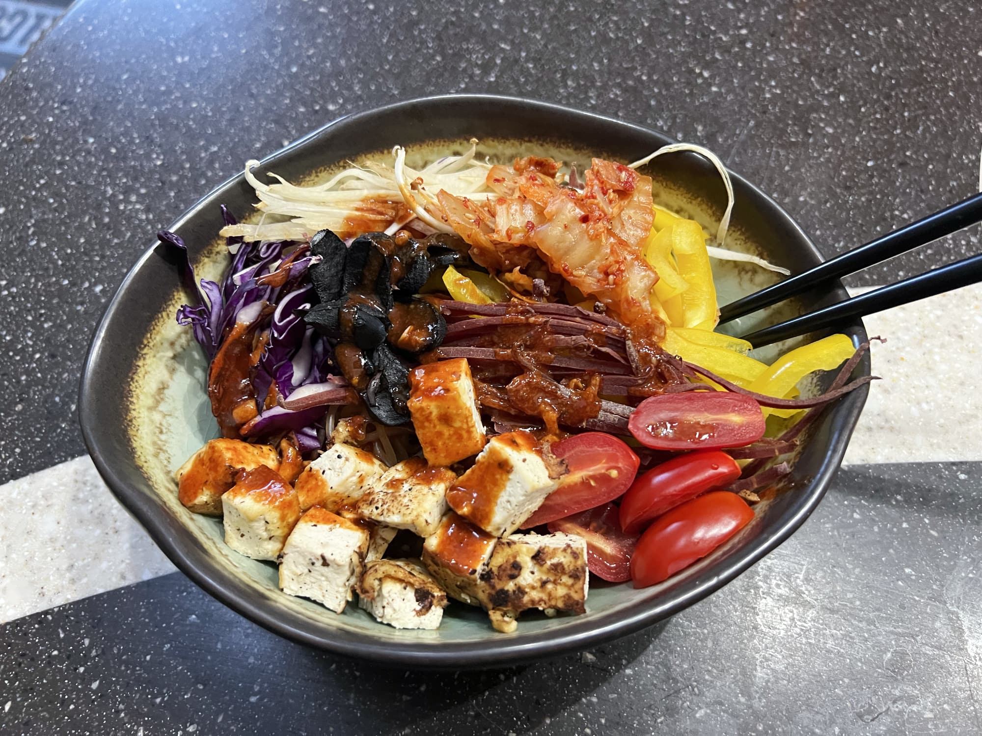 Asian Noodle Bowl (for Meal Prep) - Eating Bird Food